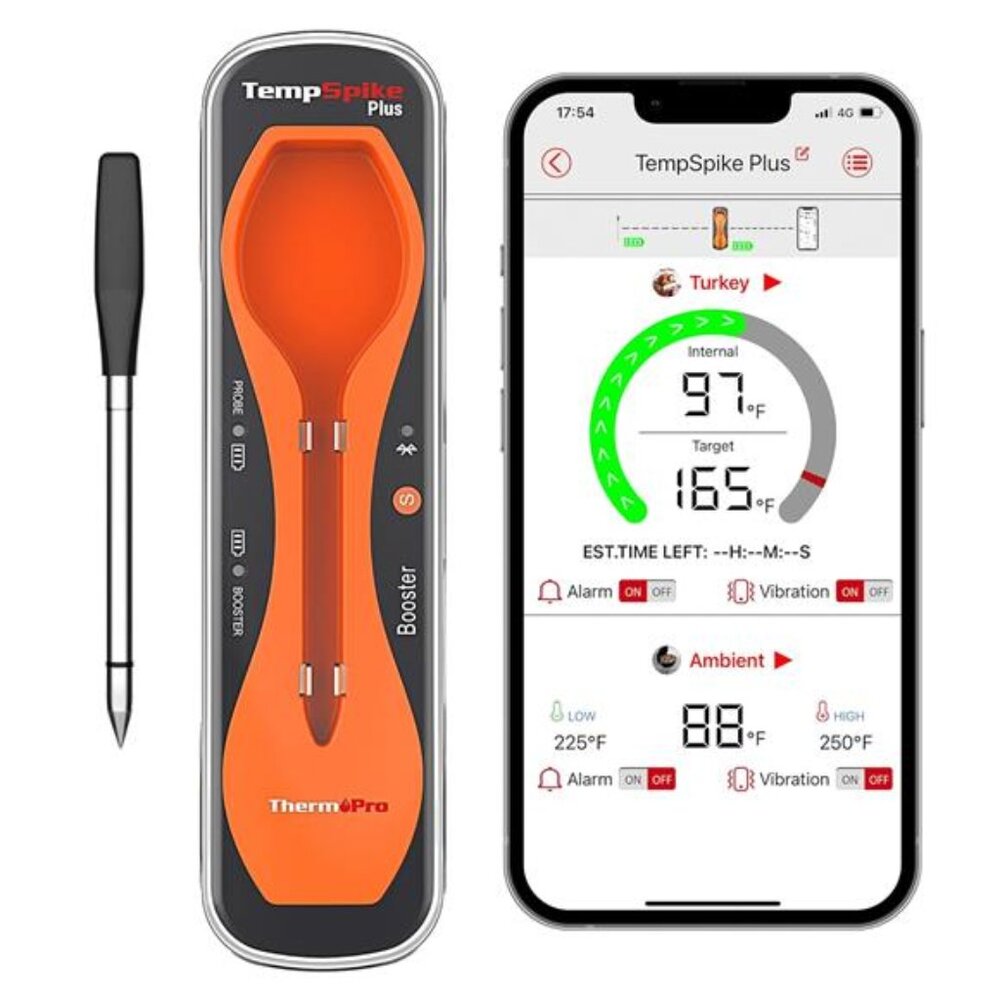 Plus 600FT Wireless Meat Thermometer with Upgraded